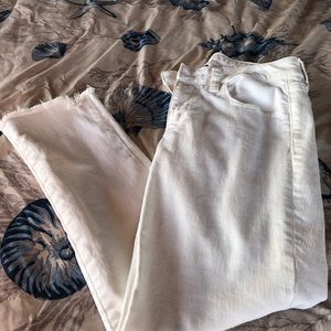 American Eagle Jegging crop white jeans